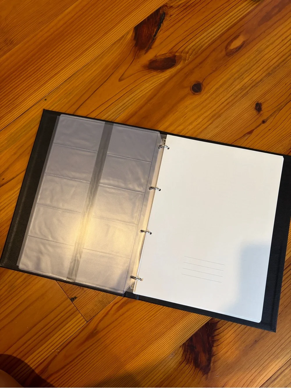 Emshoi 1-inch Black Leather Undated Daily Planner and Notebook